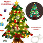 Sapin de Noël Enfant à Décorer Montessori - Sapin Éducatif en Bois Naturel