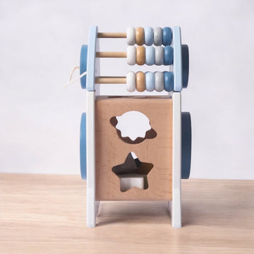Fusée en Bois Jouet d'Apprentissage Montessori - 5 Ans