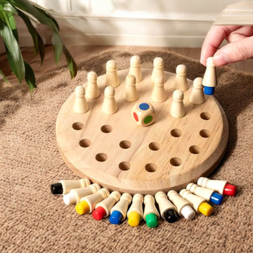 Jeu de Memoire en Bois Montessori - Concentration & Observation 4 & 5 Ans