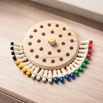 jeu de memoire en bois